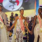 Natasha Nyonyozi Miss Uganda with 1st runners up Suraya Umeimah and 2nd runners up Joan nabatanzi